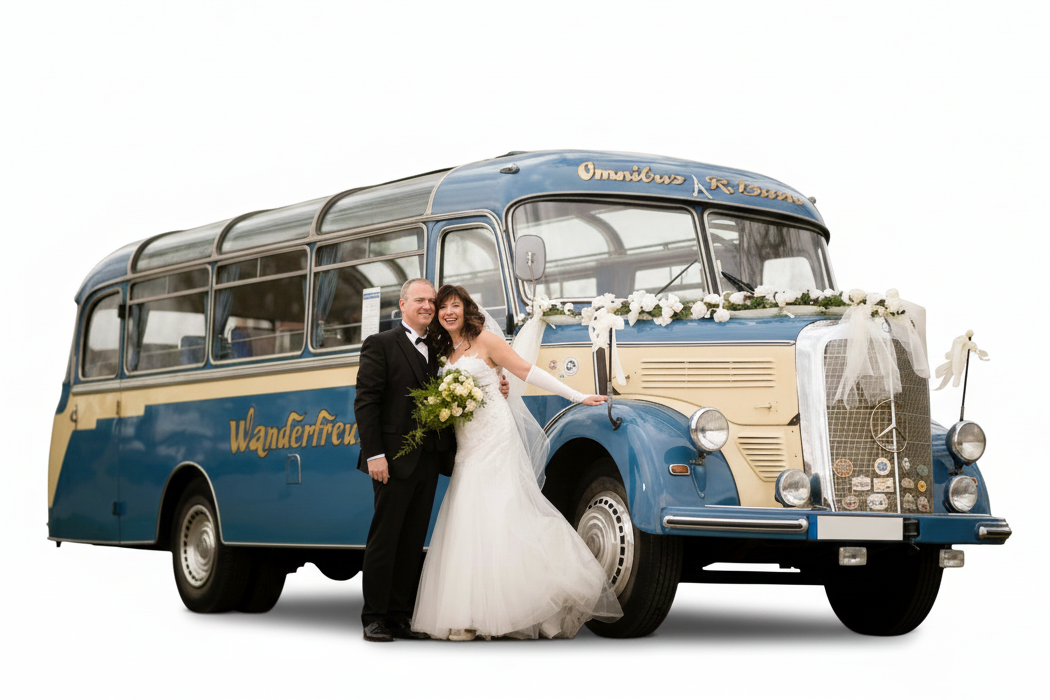 Oldtimerbus vom Typ Mercedes