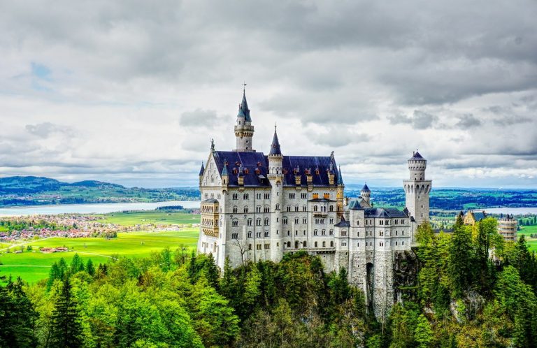 Blick auf Schloss Neuschwanstein