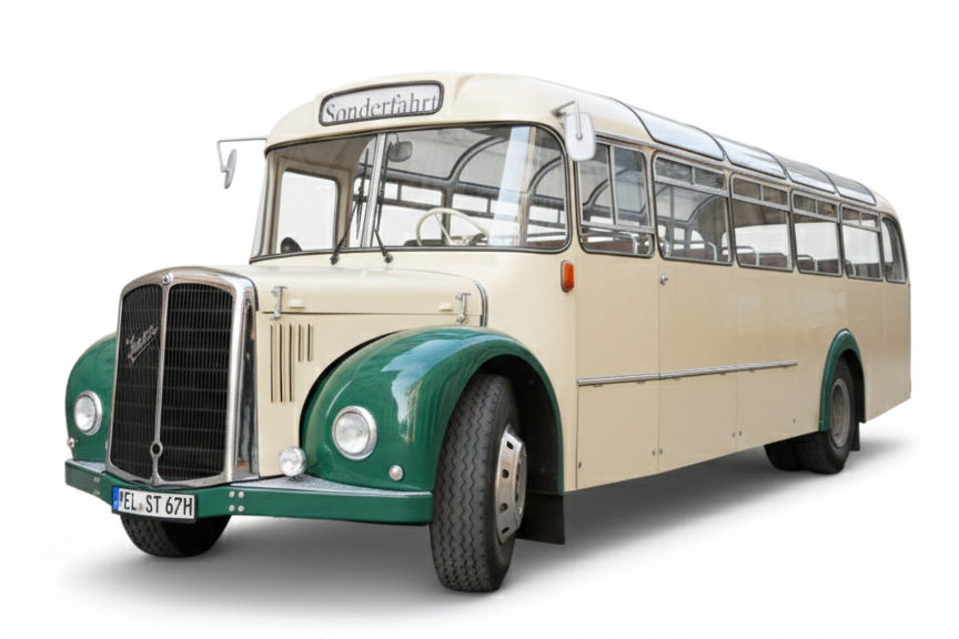 Oldtimerbus vom Typ Saurer