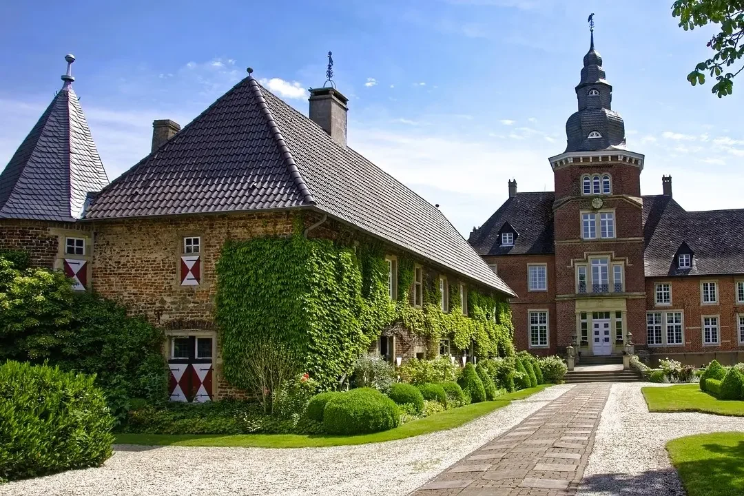 Blick auf Schloss Sandfort